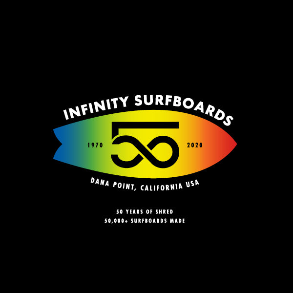 Infinity Surfboards of Dana Point, California celebrates 50 Years of business 